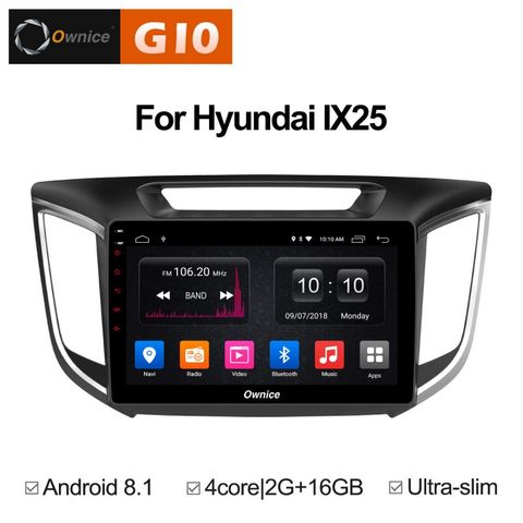 Ownice G10 S1701E  Hyundai Creta (Android 8.1)